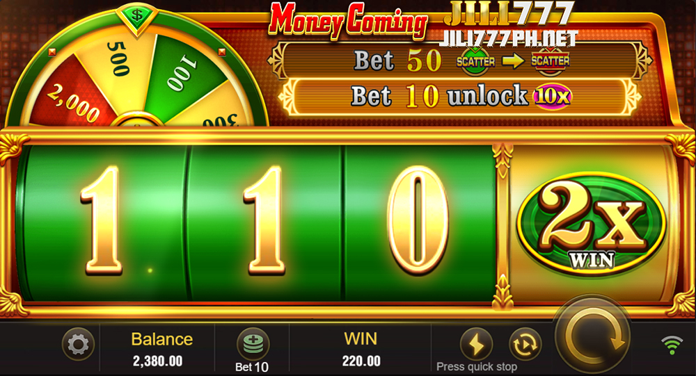 Money Coming of JILI777: A Game of Thrills and Rewards 22 Money-Coming-110